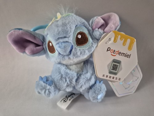 Blue stitch plush soft - blue,
